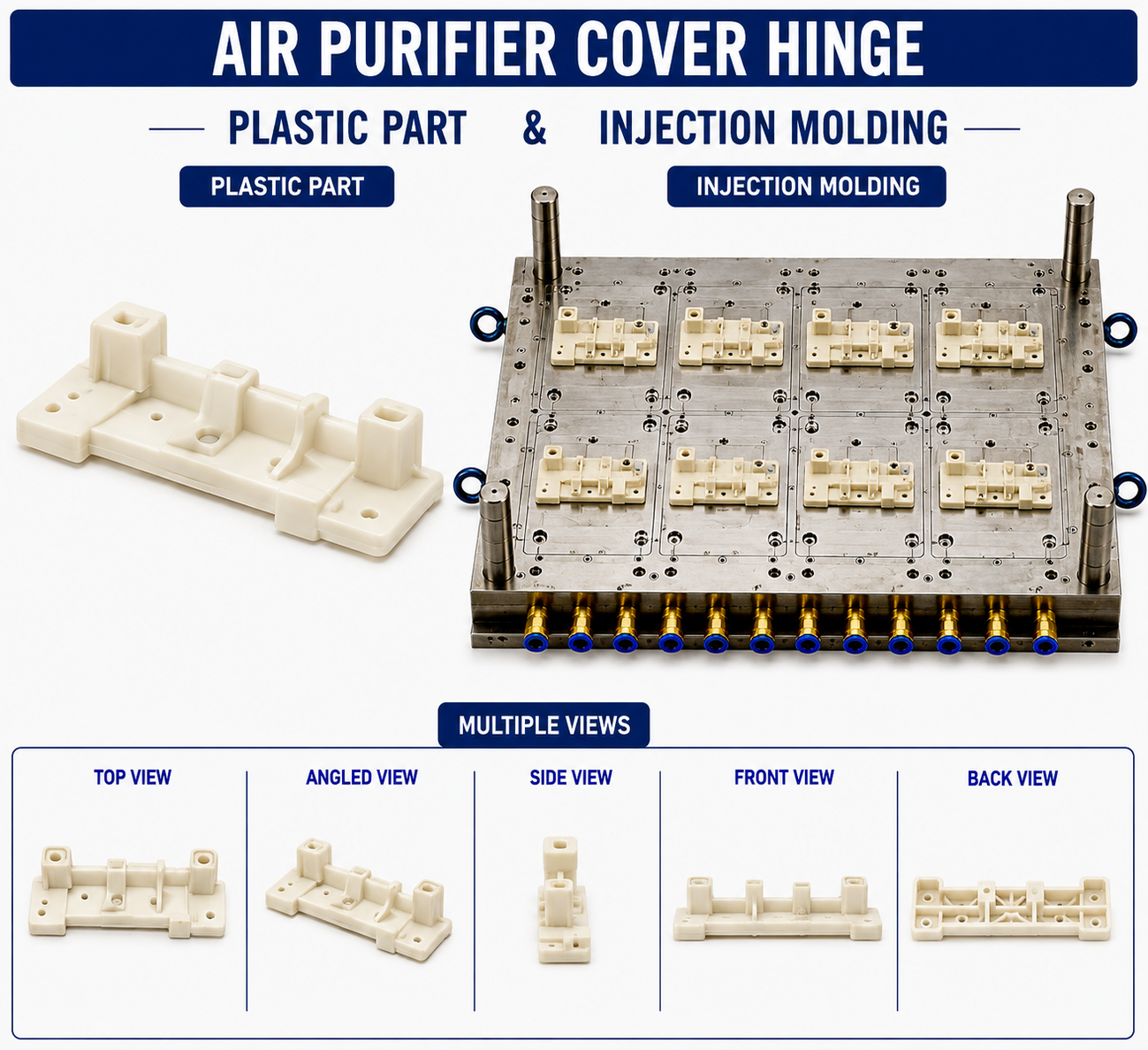 Air Purifier Plastic Cover Hinge Mould and Moulding Service